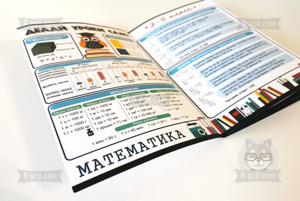 Буклет «Делай уроки сам» для 2-5 классов. Русский язык и Математика