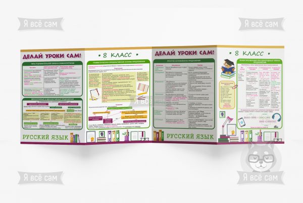 Буклет «Делай уроки сам» для 7-8 классов. Русский язык